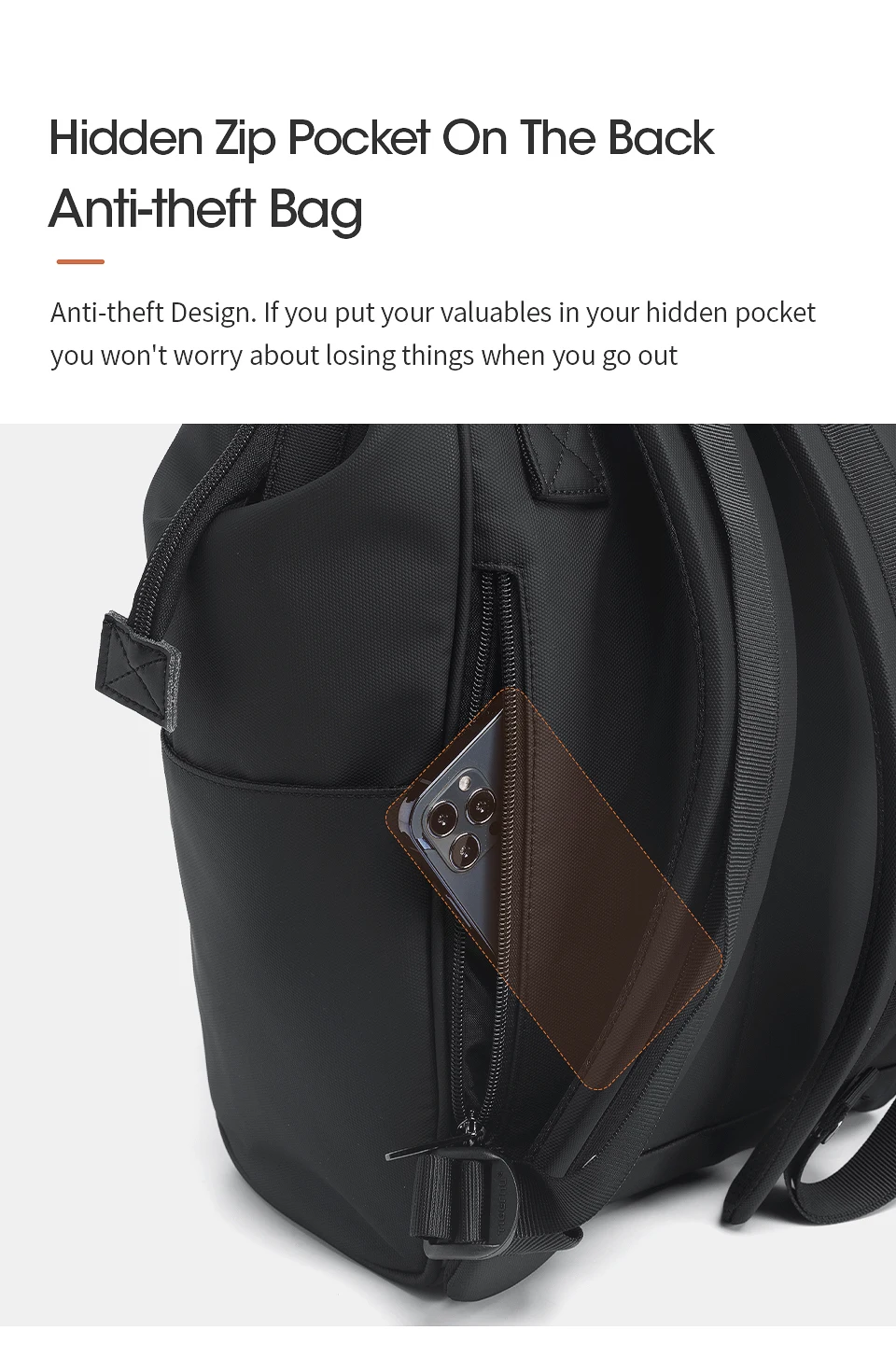 Tigernu Neue Damen Casual Rucksack Für Frauen Spritzwassergeschützt TPU Reise Camping Weibliche Handtaschen Leichte Wandern Schule Rucksäcke – Detail 11