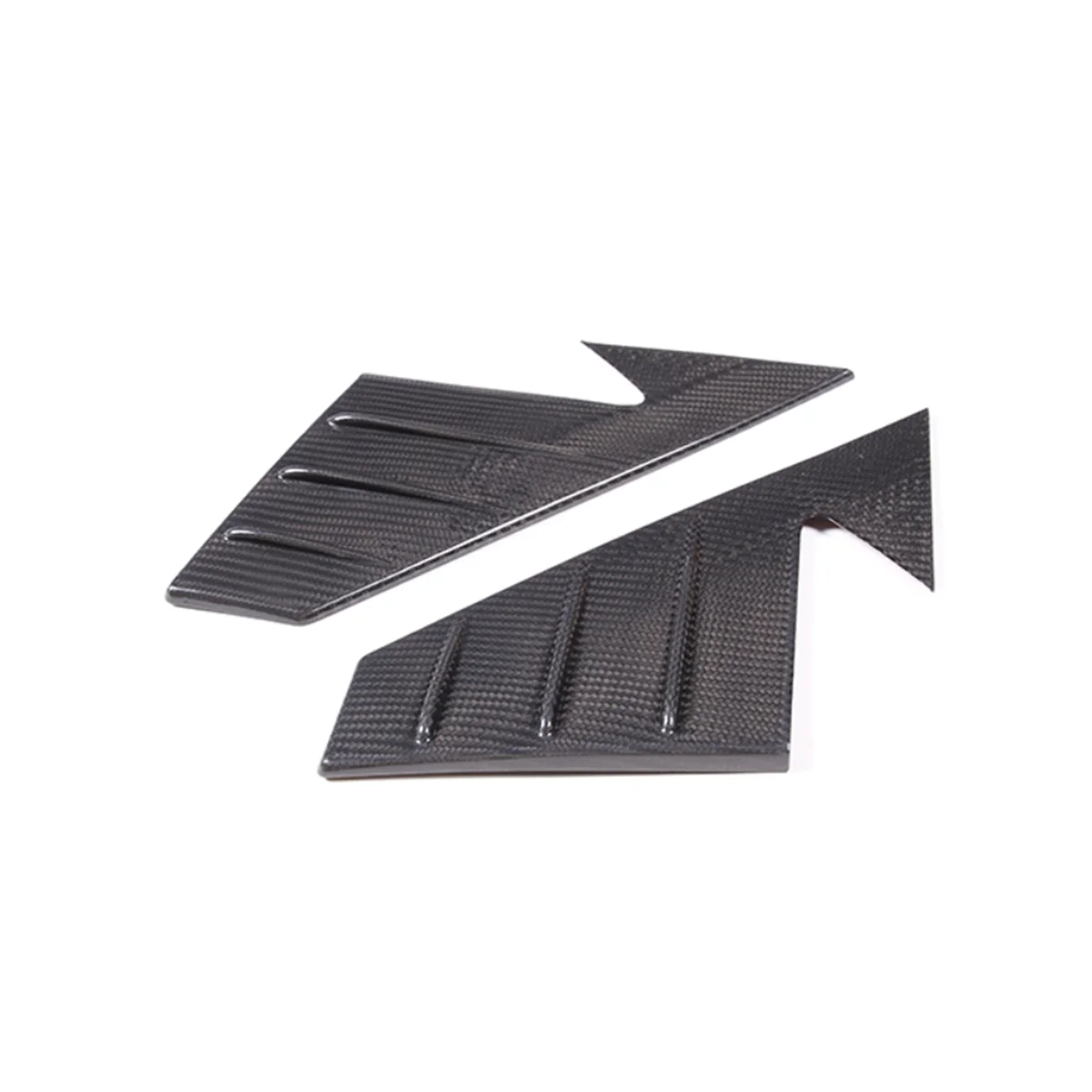 

For 90 110 2020-2023 Dry Carbon Fiber Car A Pillar Triangle Cover Decoration Frame Trim Accessories