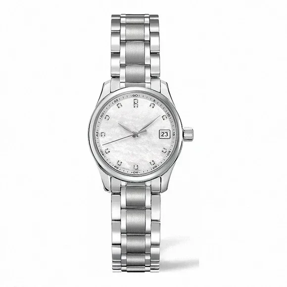 Luxe Nieuwe Automatische Horloge Voor Dames Mechanische Horloges Vakman Kalender In Staat Dames Rvs Armband Diamanten Wit