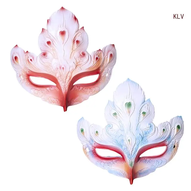Masquerade Mask Chinese Traditional Clothing Accessory for Women, Cosplay Eyemask Han Dynasty Costume Accessories