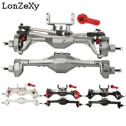 SCX10 II 1:10 tylna przednia oś portalowa ze stopu metali CNC dla 1/10 osiowej SCX10 II 90046 90047 gąsienica RC części do ulepszenia samochodów