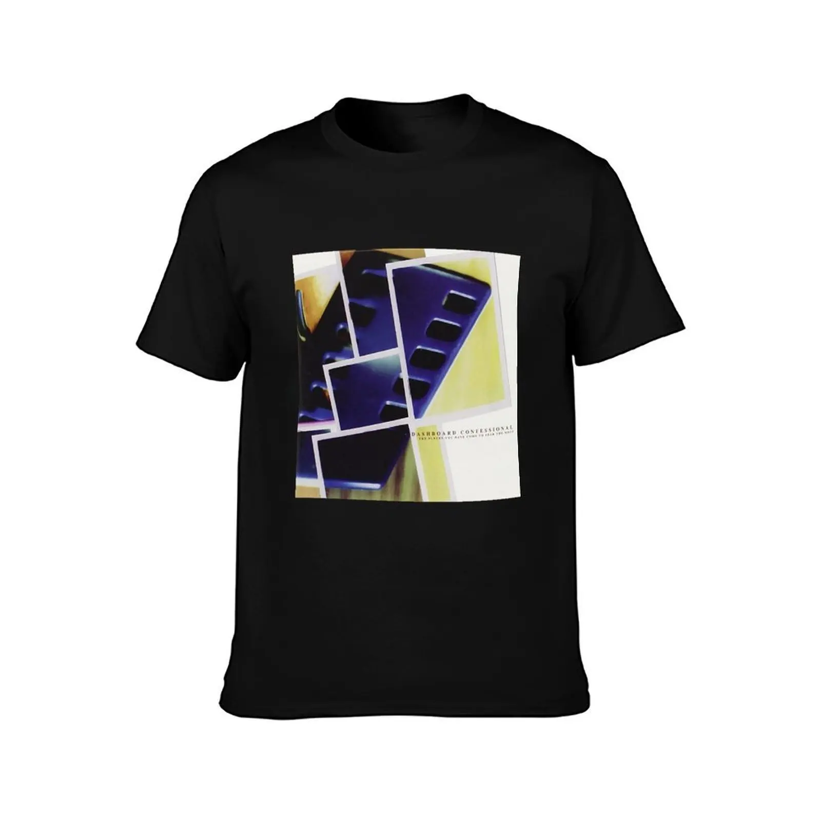 Dashboard Confessional - The Places You Have Come To Fear The Most T-Shirt Simple Solid Color Crew Neck Tee T-Shirt