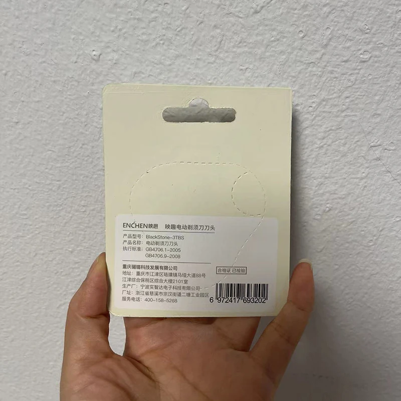 الأصلي Enchen ماكينة حلاقة رئيس ل Enchen الكهربائية BlackStone 3 برو Blackston3 مقاوم للماء طبقة مزدوجة شفرة الصلب استبدال رئيس