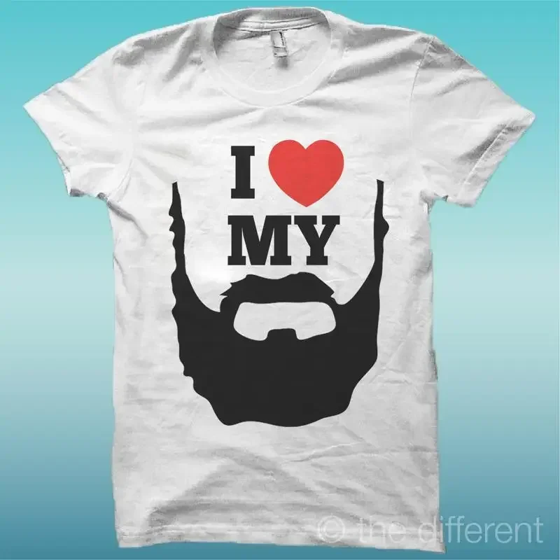 T shirt Pull Homme I Love Barbe Mucstache Moustache Road Ä Happiness