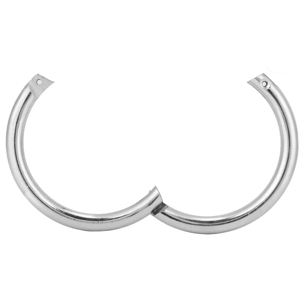 Carbon Steel Cattle Nose Ring Rust Proof Self Locking Bull Nose Ring Smooth Screwdriver Installation Veterinary Nose Ring