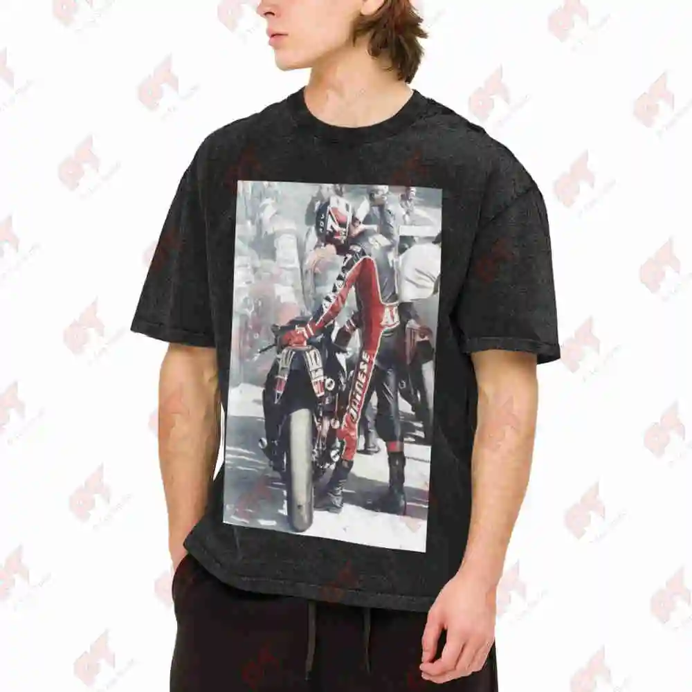 Barry Sheen Vintage Washed Tee Pure Cotton T-Shirt