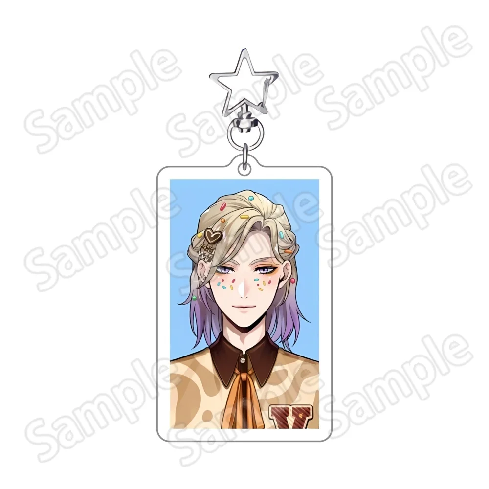 Twisted Wonderland Candy Theme 6-10cm Acrylic Stand Keychain Malleus Idia Anime Desktop Decor Collectible Bag Pendant Fan Gift