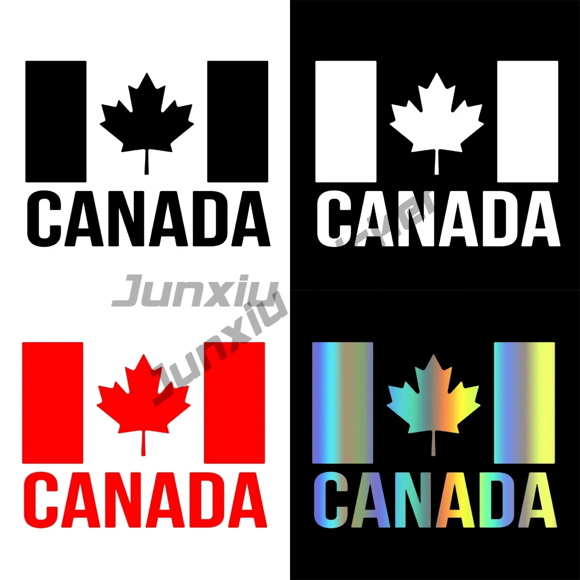 

New Design Canadian Flag Die-cut Vinyl Decal Car Decal Waterproof Car Trim Car Body Bumper Rear Window Decal
