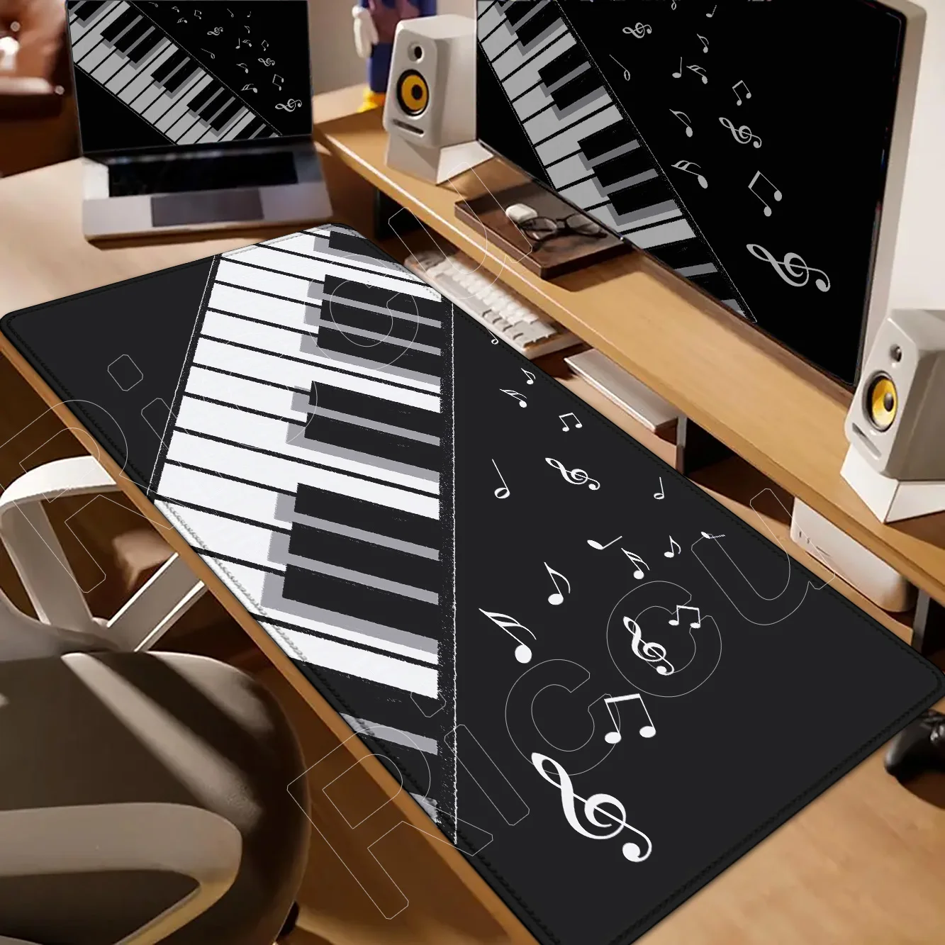 جديد الموسيقى ملاحظات البيانو ماوس الوسادة اللوحي ماوس الوسادة كمبيوتر محمول XXL سطح المكتب ماوس لطيف HD الألعاب الكمبيوتر لوحة المفاتيح لعبة مكتب عمل الحصير