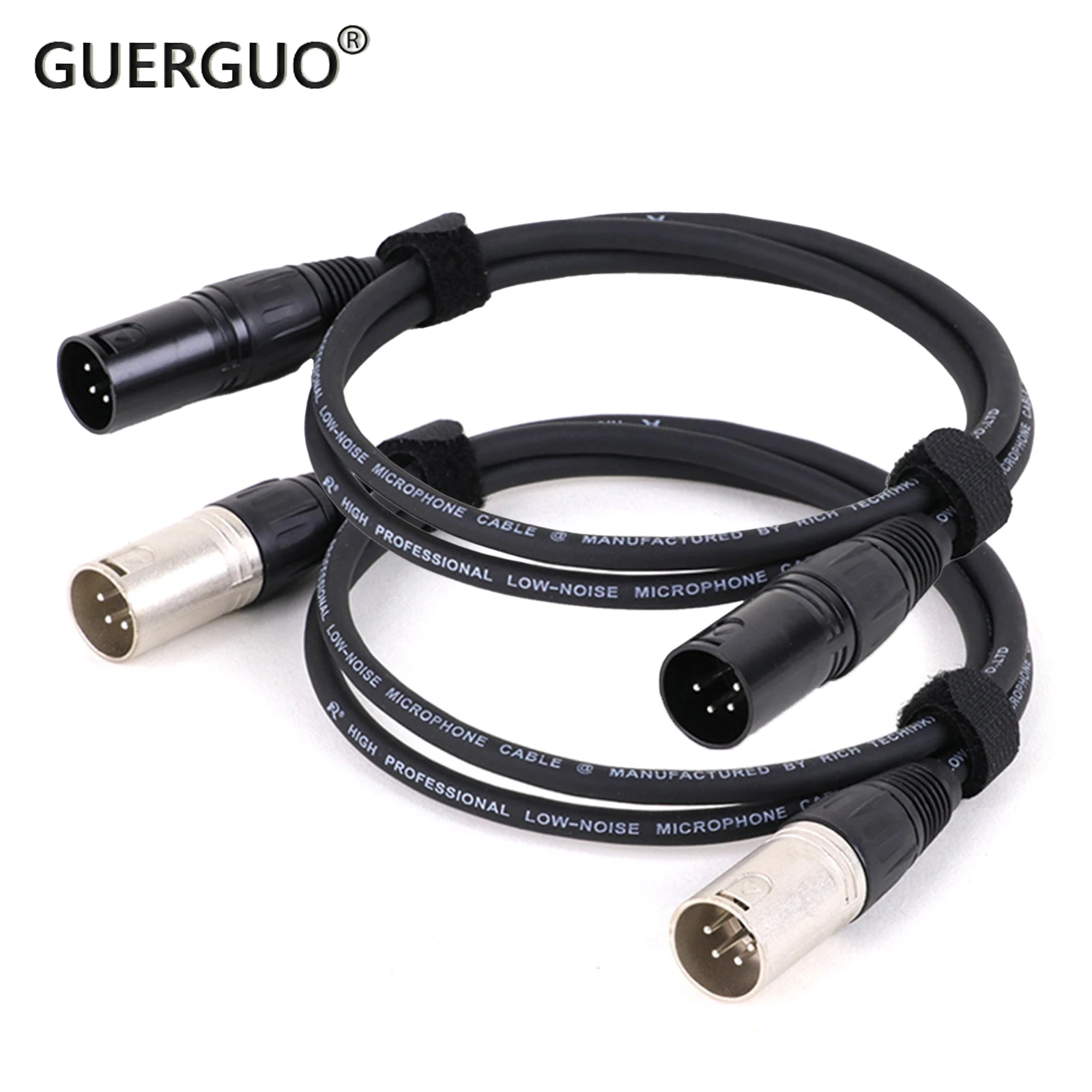 

Balanced 4-Pin XLR Male to 4-Pin XLR Male Extension Cable, Headphone Audio Extension Cable 0.3M-15M or Customization