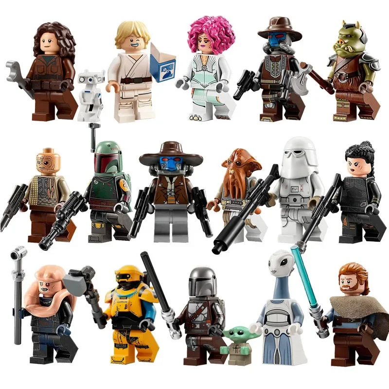 Hot Toys Star Wars Mini Figures Building Block Mandalorian Commander Doom 501st Imperial Mini Doll Figure Kid Toys Gifts