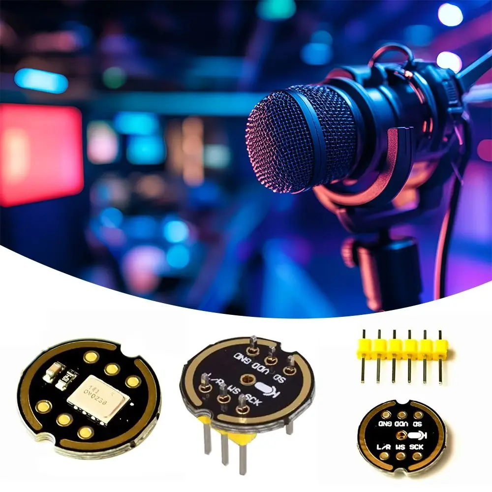 INMP441 Omnidirectional Microphone Module I2S Interface Low Power MEMS High Precision Digital Output Sensor Module