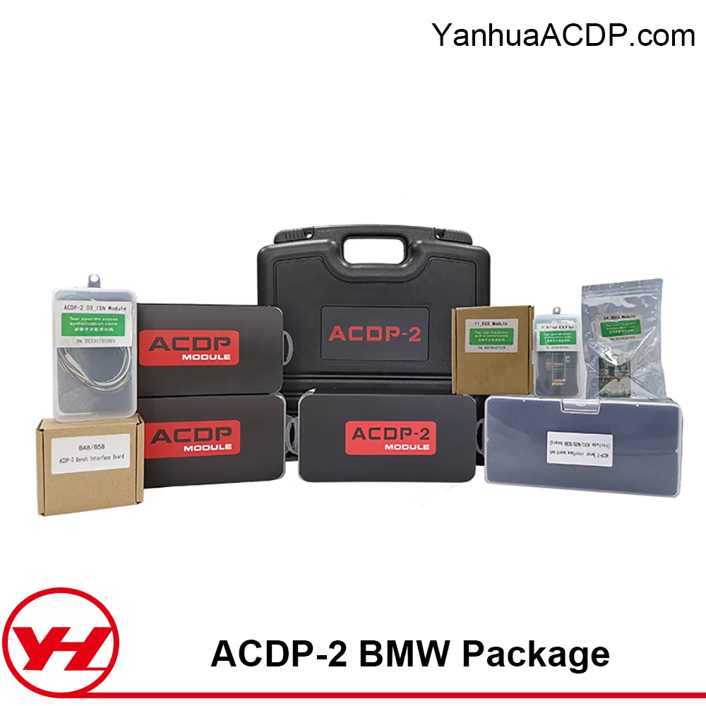 Yanhua ACDP 2 BMW Full Package with Module 1/2/3/4/7/8/11+ License for BMW Key Programming Cluster Correction