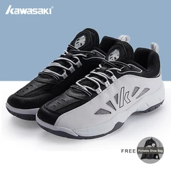 Kawasaki 2024 PANDA Unisex Men's Shoes Badminton Shoes Professional Cushioned Sports Sneakers B3327 Tennis Shoes Men Women