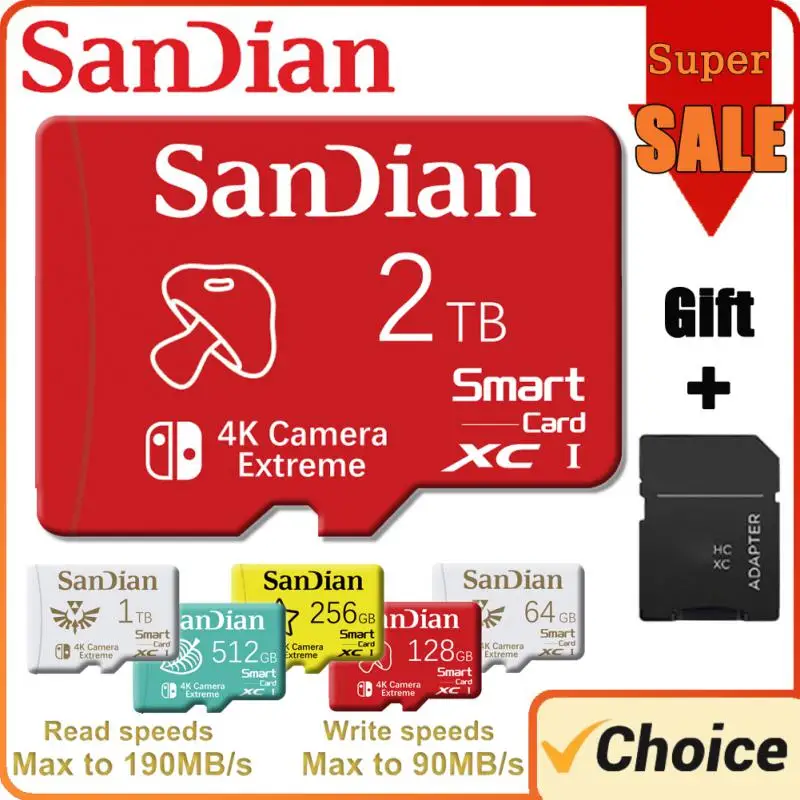 SSD 512GB SD Card 32GB 64GB 128GB 256GB 512GB Class10 High Speed Micro TF SD Card Flash Memory Card For Phone Camera