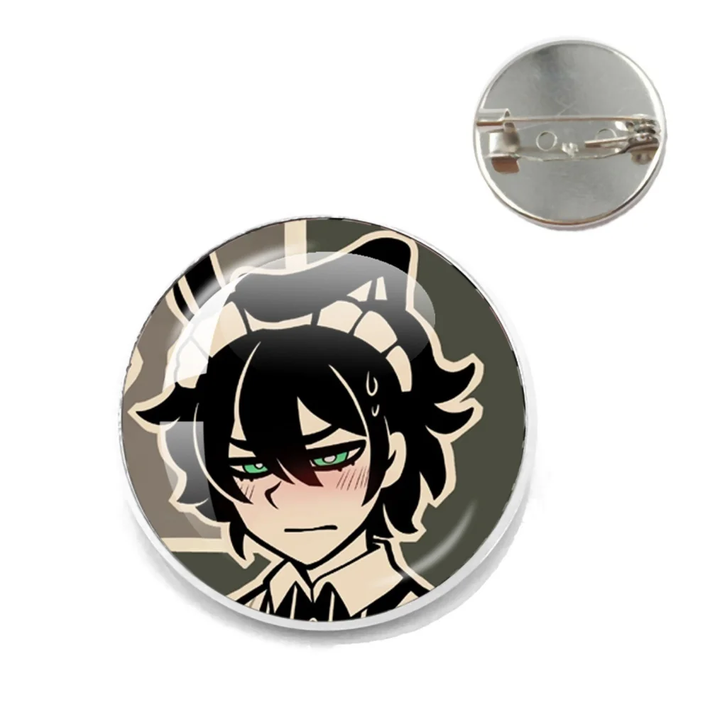 Game The Coffin of Andy and Leyley Cosplay Clothes Lapel Pins Decor Jewelry Metal Brooch Hat Collar Funny Accessories Fans Gift - view 6