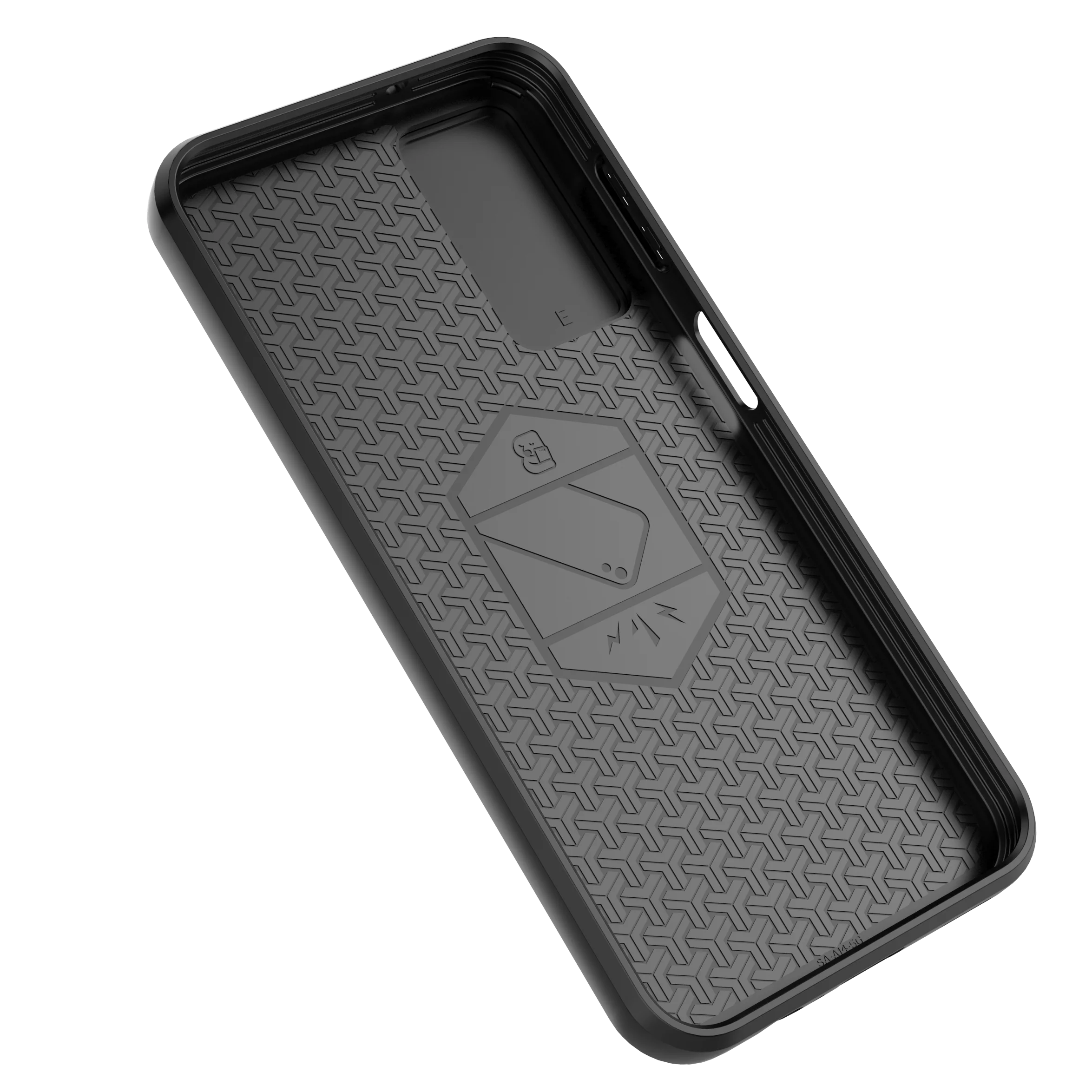 For Samsung Galaxy A15 A25 A35 Anti-Fall Phone Case Ring Holder Push Window Multifunctional Simple Funda Covers
