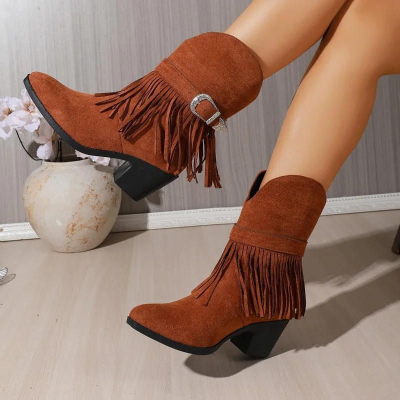 Botas de Mujer a Media Pantorr - Tasmota reseña y precio