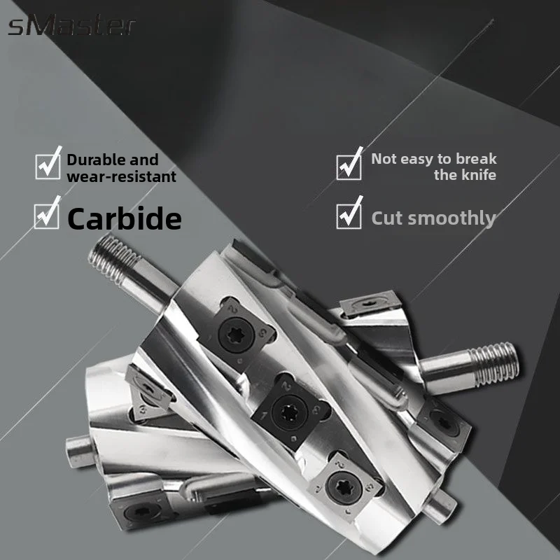 Spiral Cutter Head for Makita Electric Hand Held Planer KP0810 DKP181 Planer High Quality Helical Spiral Cutterhead Shaft