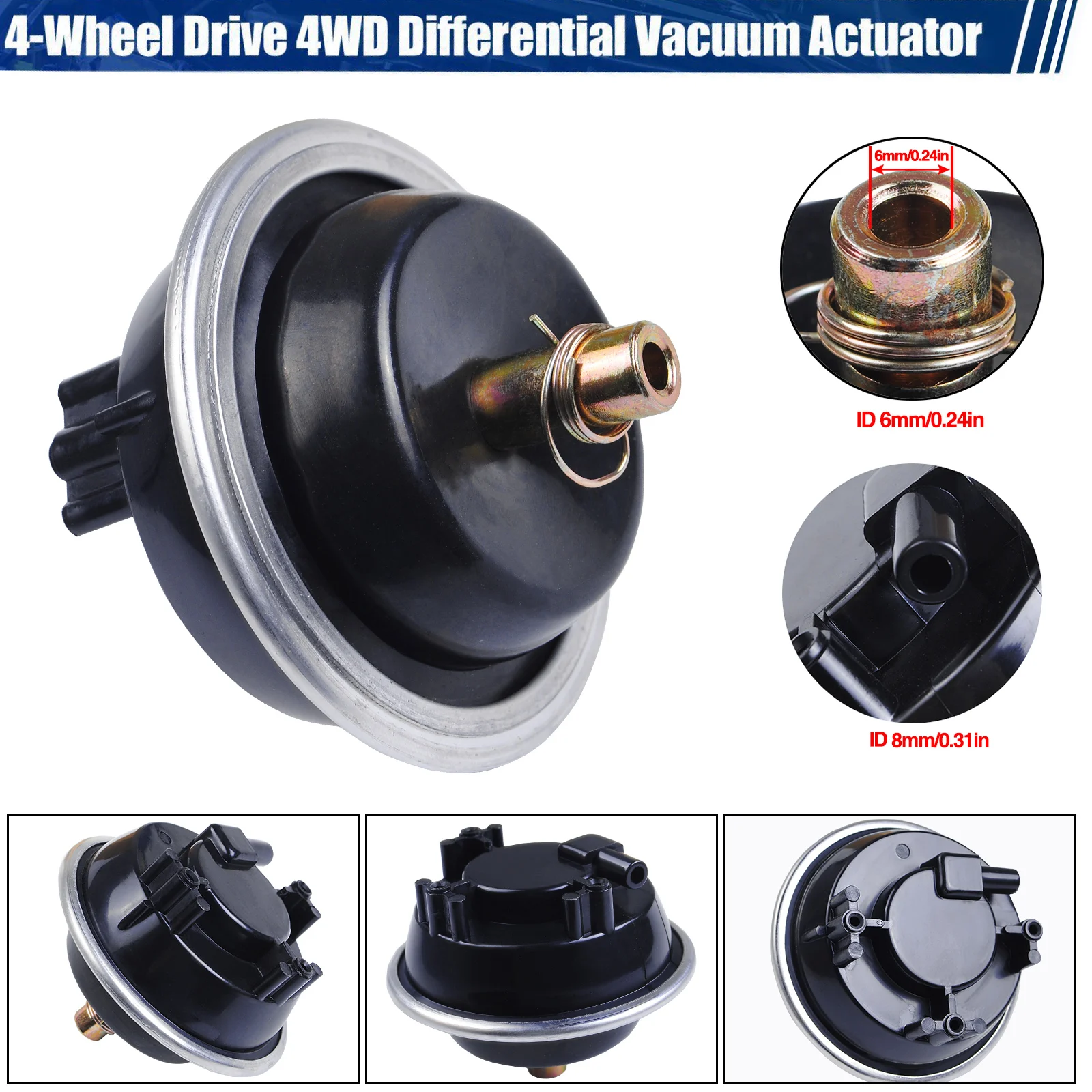 

Air Mix Door Driver, Suitable for Replacing Chevrolet 12681993 Vacuum Actuator