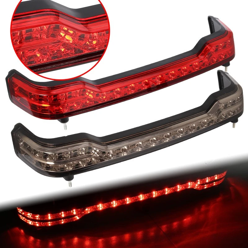 Motorcycle Accessories Trunk Pack LED Light Saddlebag Light Lamp Turn Brake Refit Tail Light for Harley Touring 2014-2021
