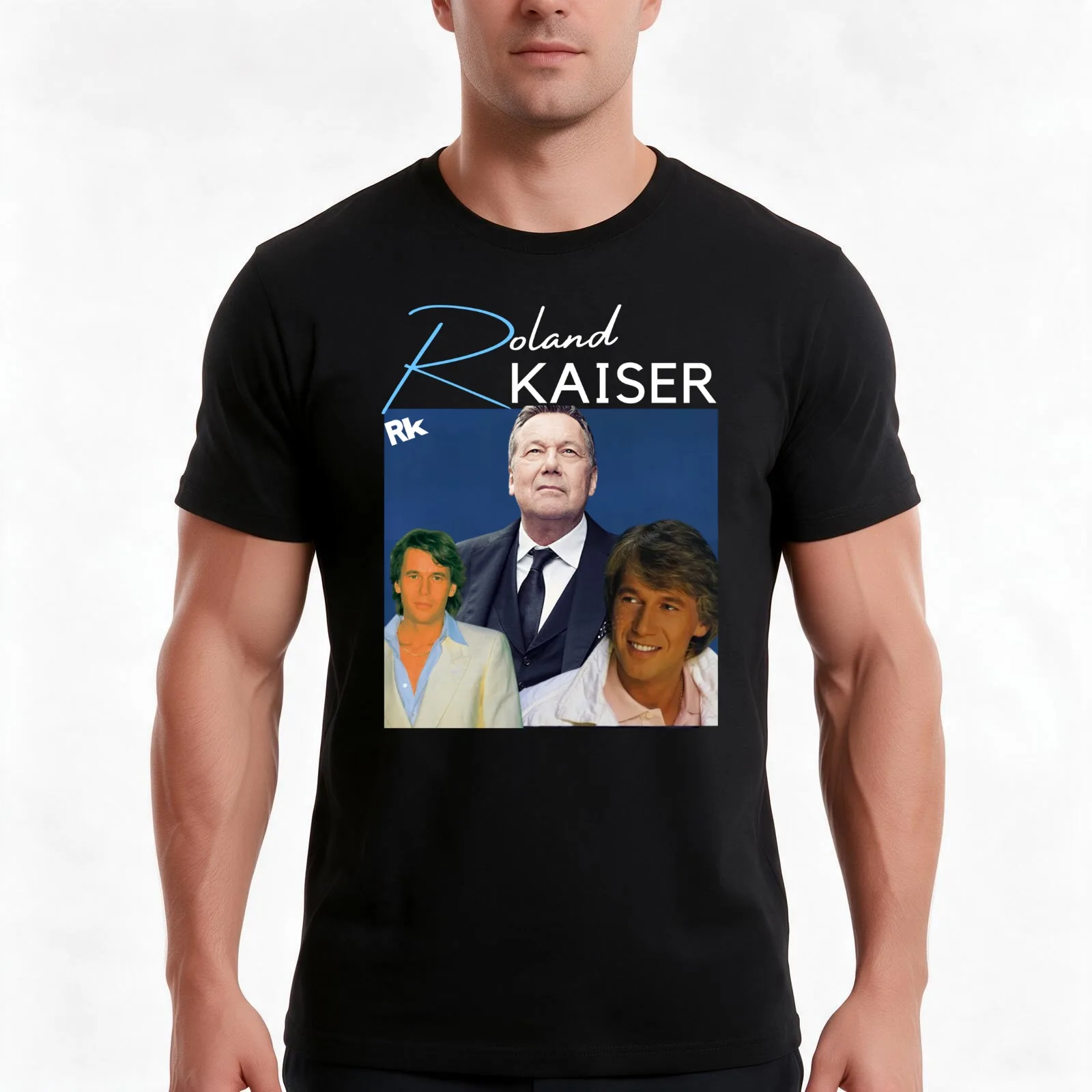 Roland kaiser - rip Roland kaiser - rest in peace Roland kaiser T-Shirt, Summer Casual Cotton Tee, Oversized Streetwear Tops