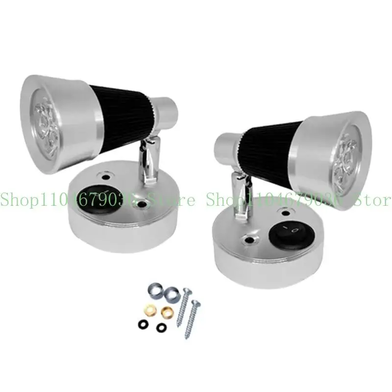 652F 3W DC12V LED Reading Light for Boats Campers Cabin Bedside Fixtures