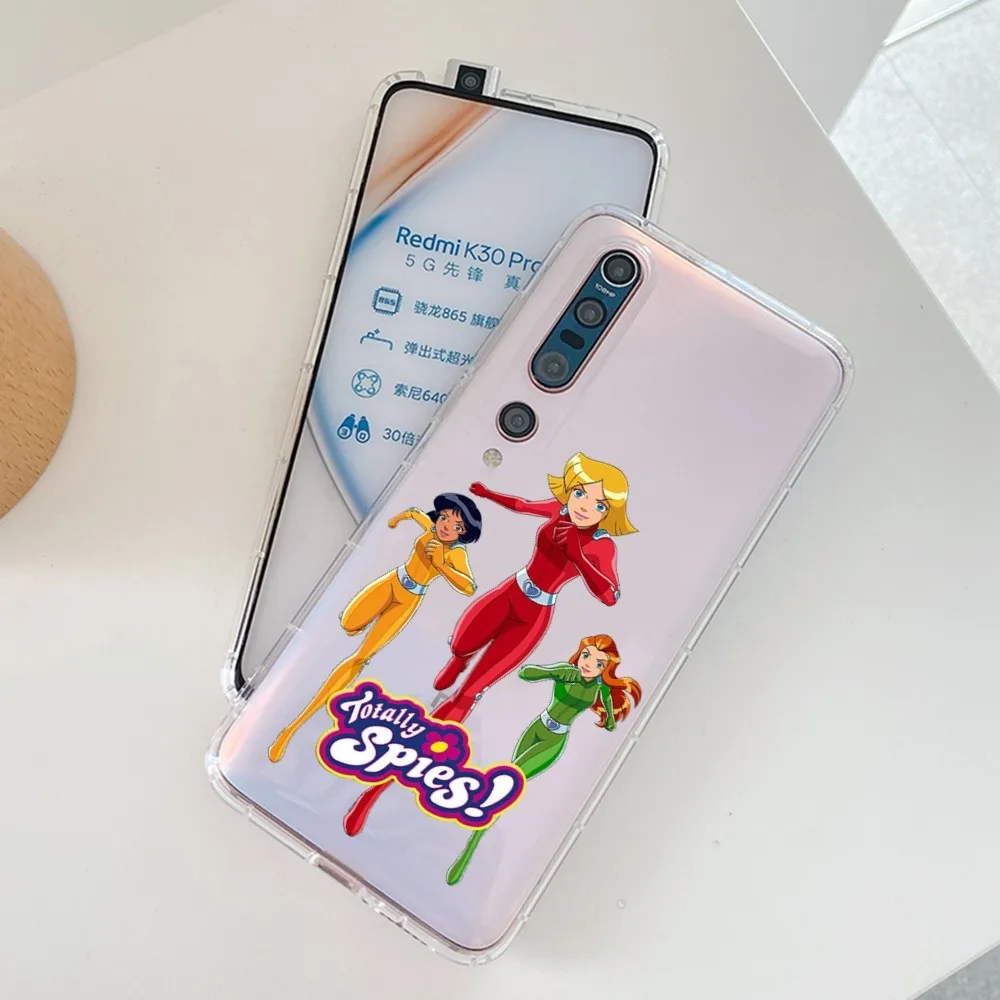 Totally Spies Phone Case For Samsung S 20 21 22 23 for Redmi Note7 8 9 10 for Huawei P20 30 40 Clear Case