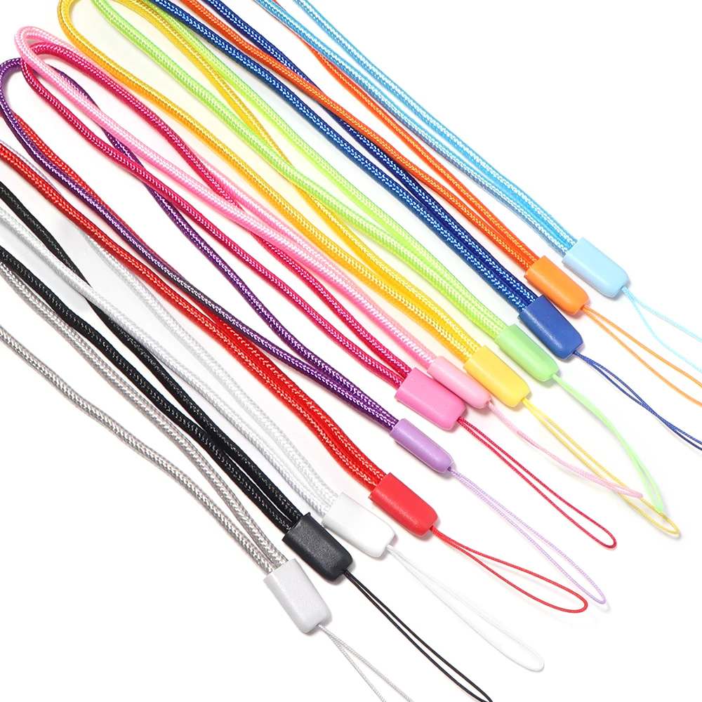 10 Stück/Set Bunte Nylon-Lanyards Handgelenkschlaufen für Handy, Kamera, USB-Stick, Schlüsselanhänger, Anti-Verlust-Band, DIY-Hängeseil – Detail 4