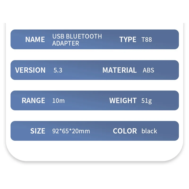 ABMF-Nova versão 5.3 receptor de áudio Bluetooth U Disk reprodução de música estéreo antigo para adaptador Bluetooth sem fio