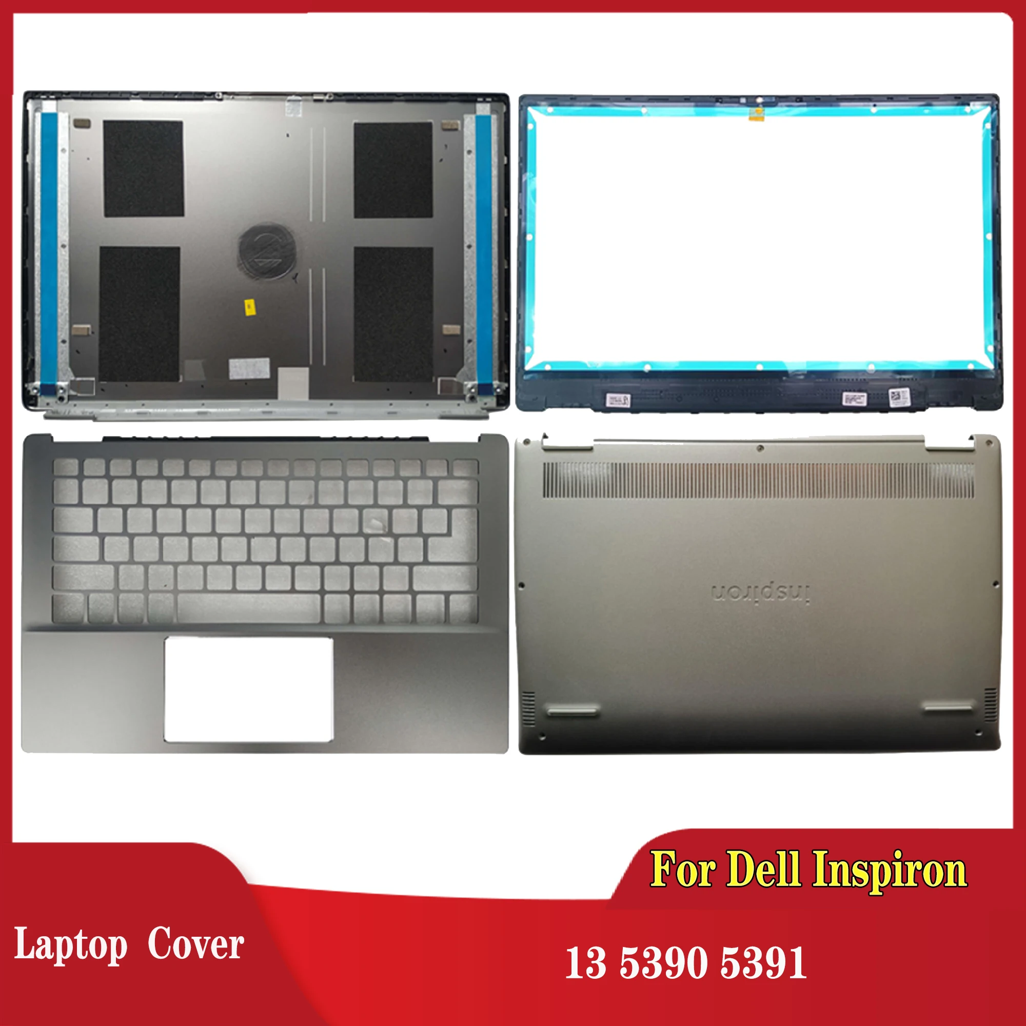 

For Dell Inspiron 13 5390 5391 laptop LCD Back Cover 0FYVMM 0HYNYG/Front Bezel 0YYFFD /palmrest upper 0GFRDT /BOTTOM CASE 0YR64G