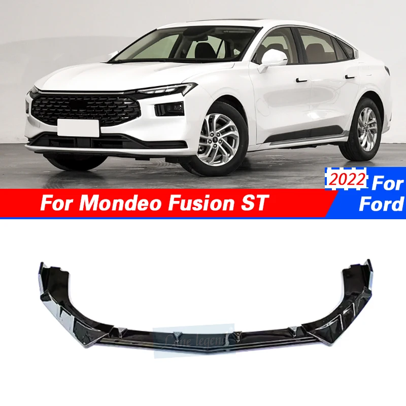 Styling Accessories Front Bumper Splitter Lip Spoiler Diffuser Guard Body Kit Cover For Ford Mondeo Fusion ST 2022