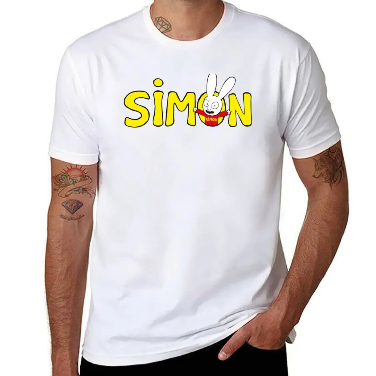 

Simon Logo T-Shirt graphic t shirts for man man graphic t shirt anime t shirts oversize T-shirt