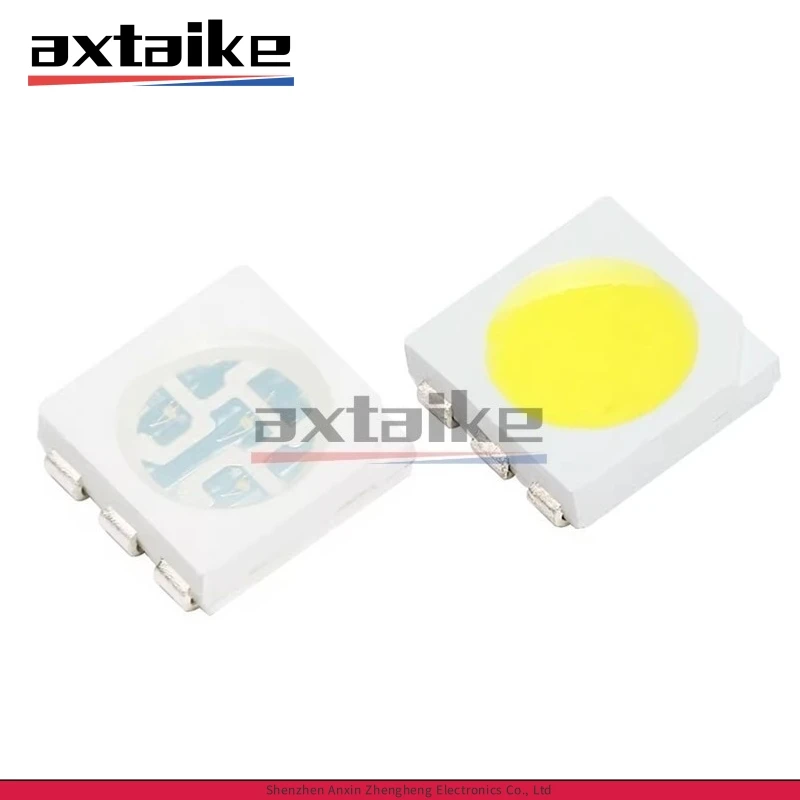 100PCS 5050 SMD LED Diode Super Bright Red Green Blue Yellow White Warm Whit RGB Full Color 6Pin SMT LED Bulbs Emitting Diode