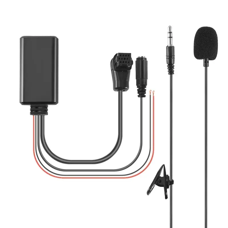 High-Quality Car Bluetooth 5.0 Aux Cable Microphone Handsfree Mobile Phone Free Calling Adapter For Pioneer Radio IP-BUS P99 P01