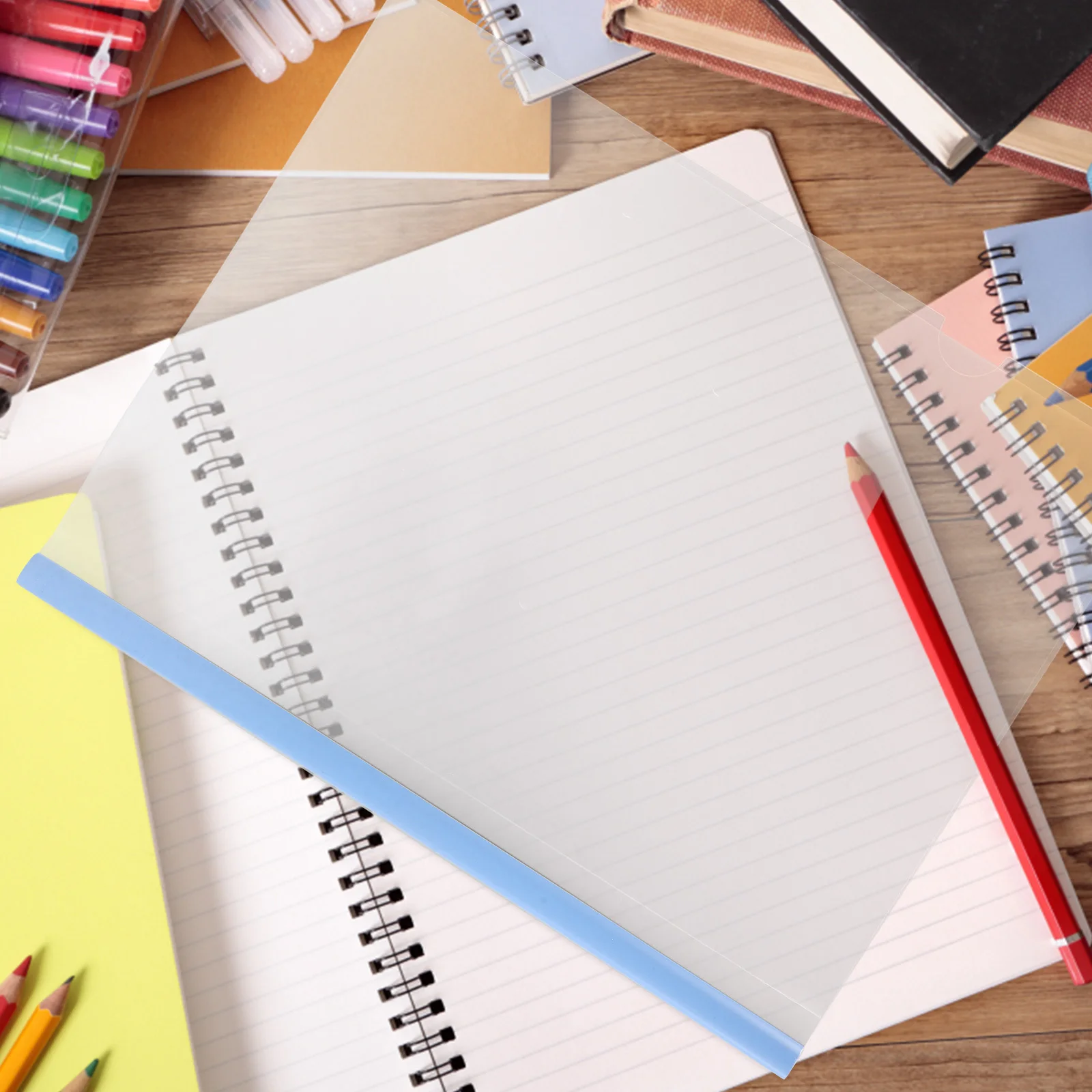 

10 шт. папки для файлов, выдвижная переплет для документов, прозрачные прозрачные обложки для отчетов, офисный школьный органайзер для бумаги, держатель для документов