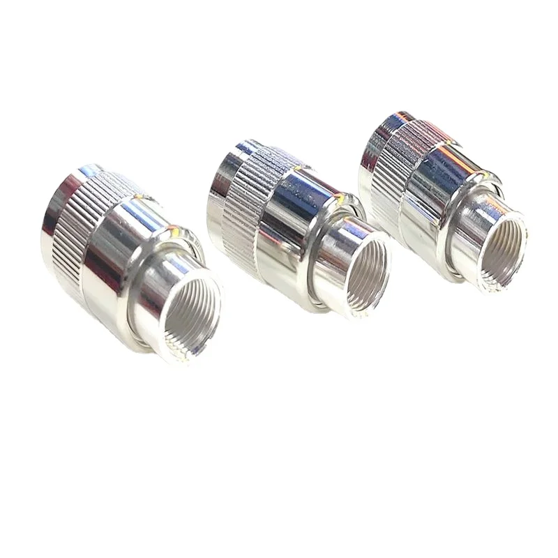 1-10Pcs PL259 UHF Male Plug Connector SL16 UHF PL-259 Male Plug Solder for RG8 RG213 LMR400 7D-FB Cable Coaxial Brass Copper