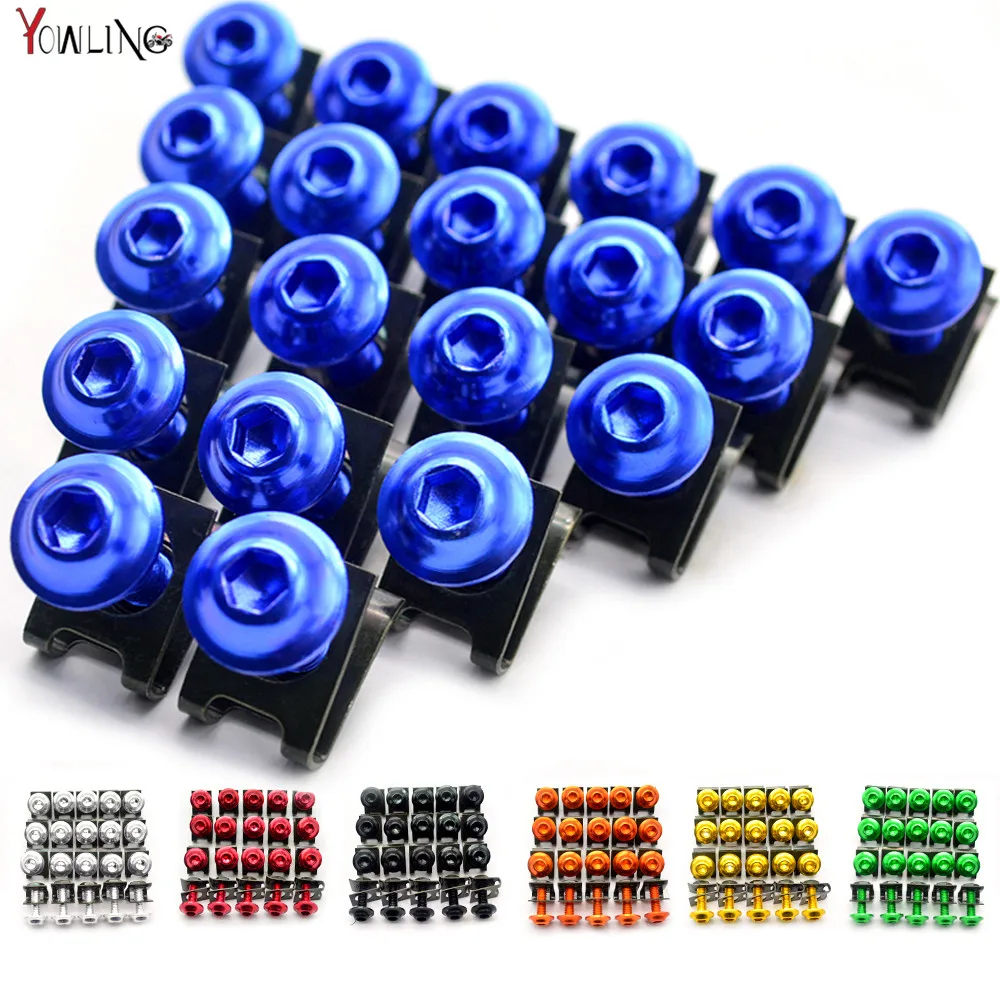 

20 pieces Motorcycle Complete Fairing Bolts Bolt Kit Body Screws FOR Yamaha Tricity 125 155 300 2018 2019 2020 2021 2022 2023