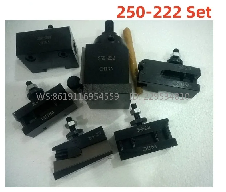 250-222 Set Wedge Type Quick Change Tool Post GIB Piston Type Post Tool Holder