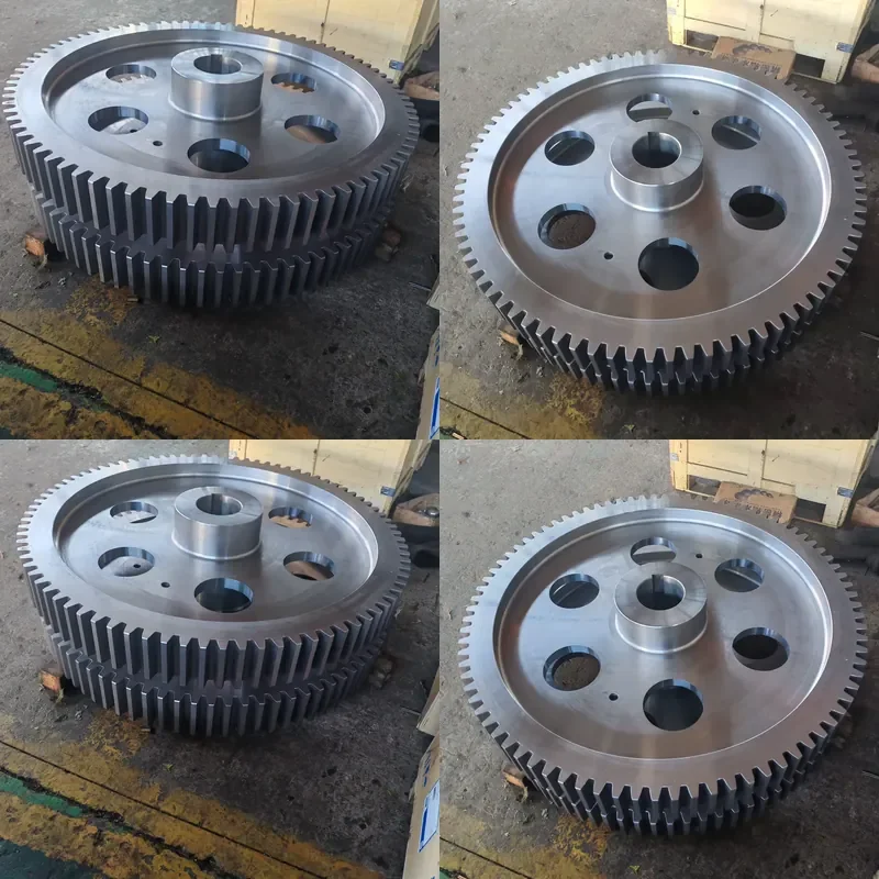 LYHGB 17CrNiMo6 18CrNiMo7-6 Large Industrial Forged Helical Bevel Gear with 20 Pressure Angle ISO/DIN Standard