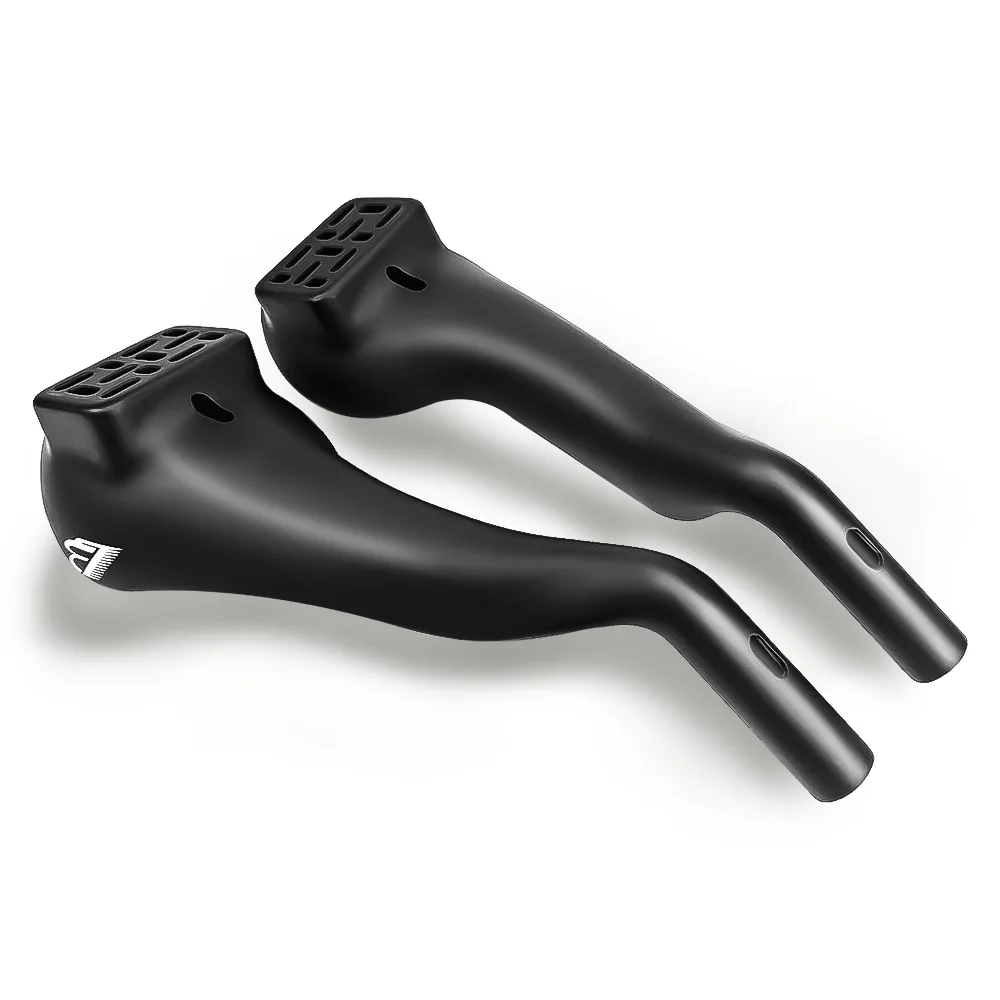 Carbonfaser-Lenkerverlängerungen mit Einstellbarer Höhe & Winkel, TT-Lenker in Schaufelform für Triathlon-Fahrräder – Detail 7
