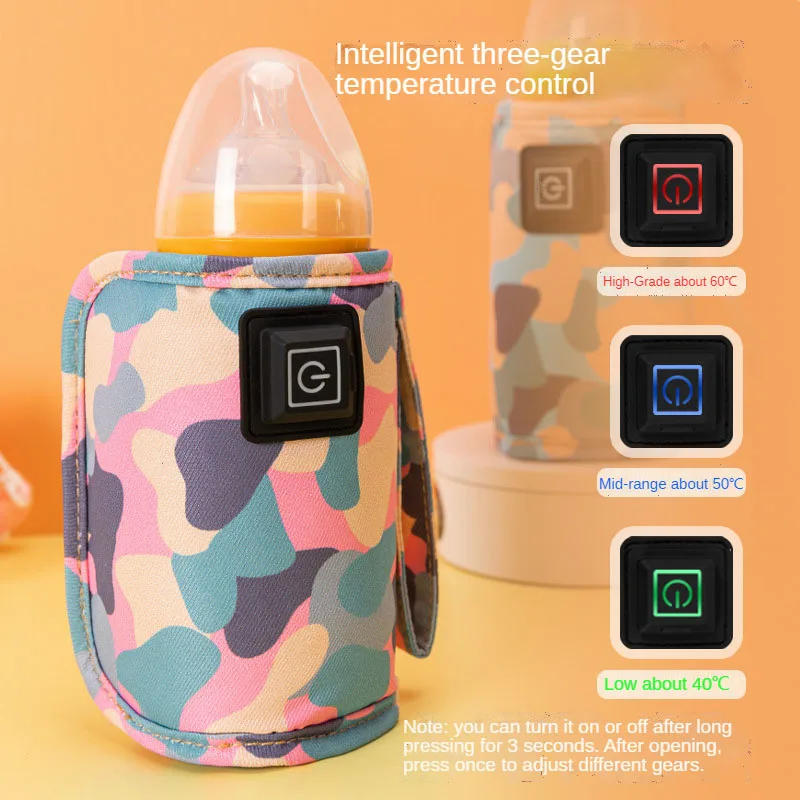 VVOCCI For OutdoorBotella De Agua Baby Nursing Bottle USB Milk Water Warmer Heater Supplies view 3