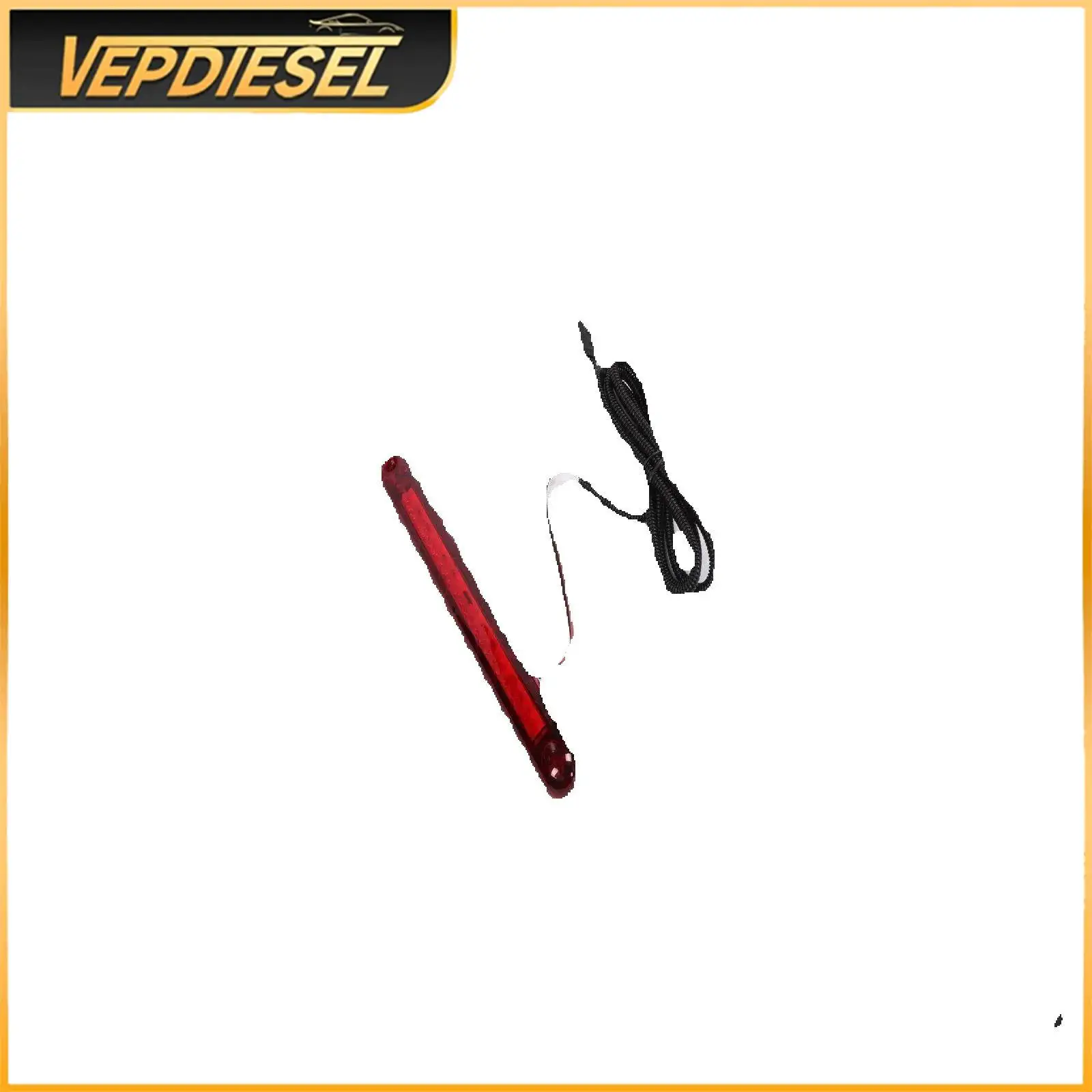 

Red 24 LED 12V Car Third Brake Light Rear Tail Center High Mount 3rd Stop Lamp Universal Fitment for Cars SUVs Trucks