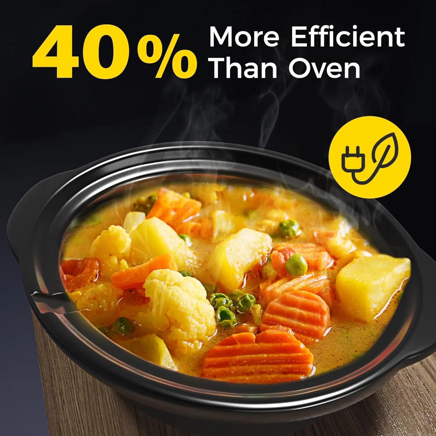 3 * 1.5 كوارت طباخ بطيء ثلاثي، خادم بوفيه وسخان مع 3 أوعية سيراميك قابلة للإزالة، 3 إعدادات لدرجة الحرارة قابلة للتعديل و3 ليثيوم معدنية