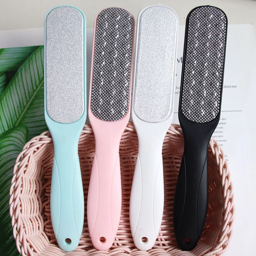 Stainless Steel Double Side Foot Files Hard Skin Pedicure Rasp Scrubber Callus Remover Grinding Foot Skin Care