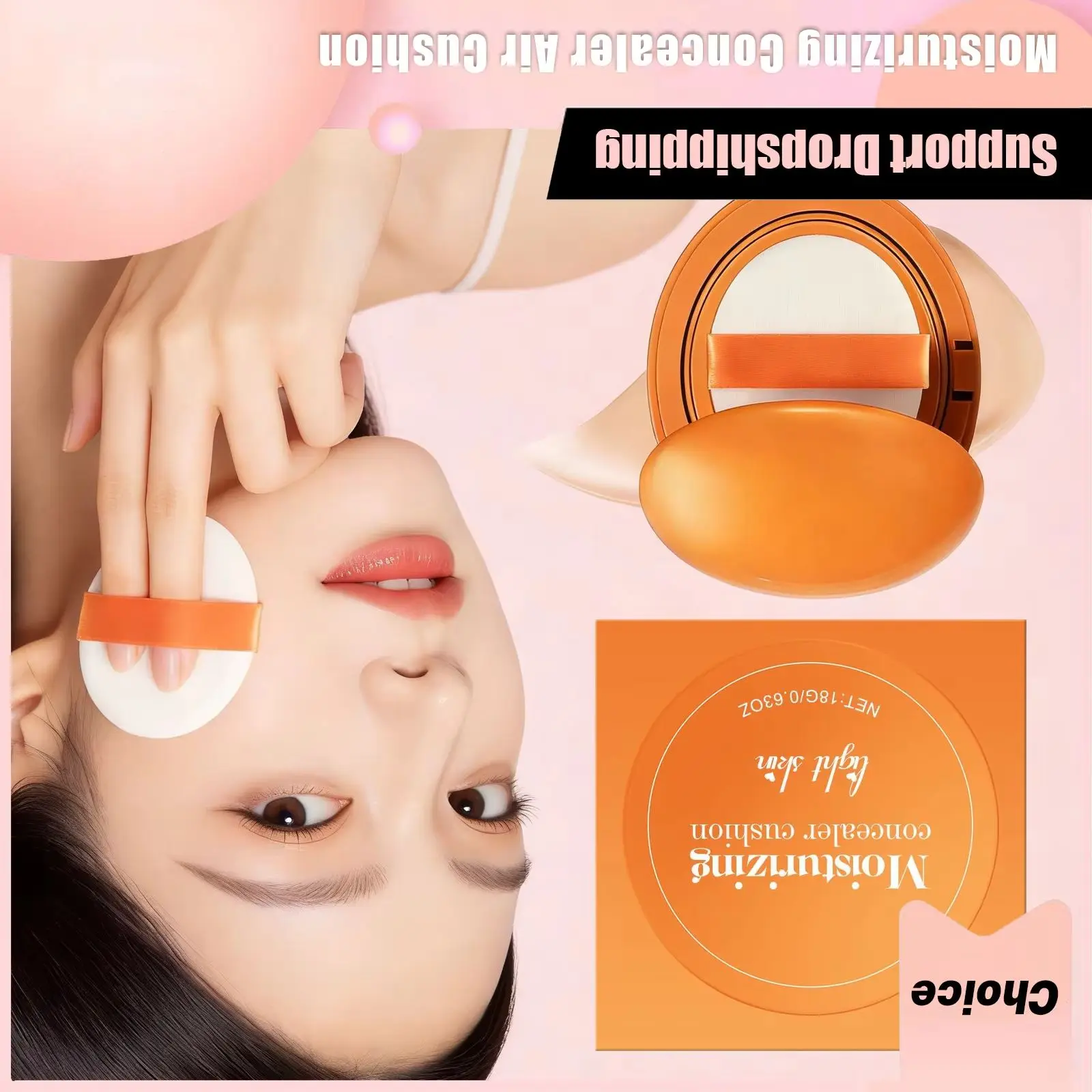 

Light Moisturizing Conceale Air Cushion Natural Multiple Colors Waterproof Oil Control Brighten Perfect Cover Lasting Concealer
