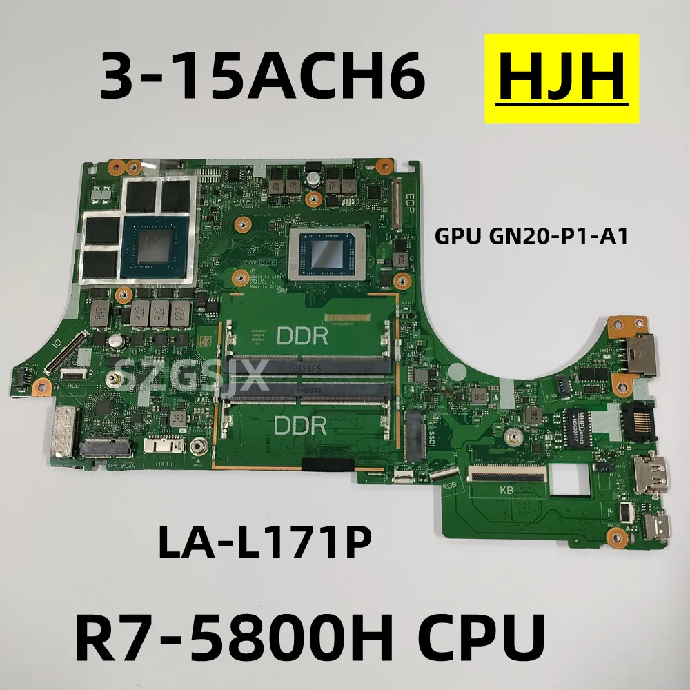 

FOR Lenovo IdeaPad Gaming 3-15ACH6 Laptop LA-L171P motherboard, CPU R7-5800, GPU: RTX3050TI GN20-P1-A1 100% Test OK