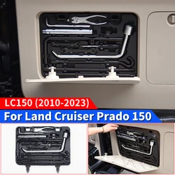 For 2010-2023 Toyota Land Cruiser Prado 150 Tailgate Trunk Emergency Toolbox LC150 Interior Upgraded Accessories Modification