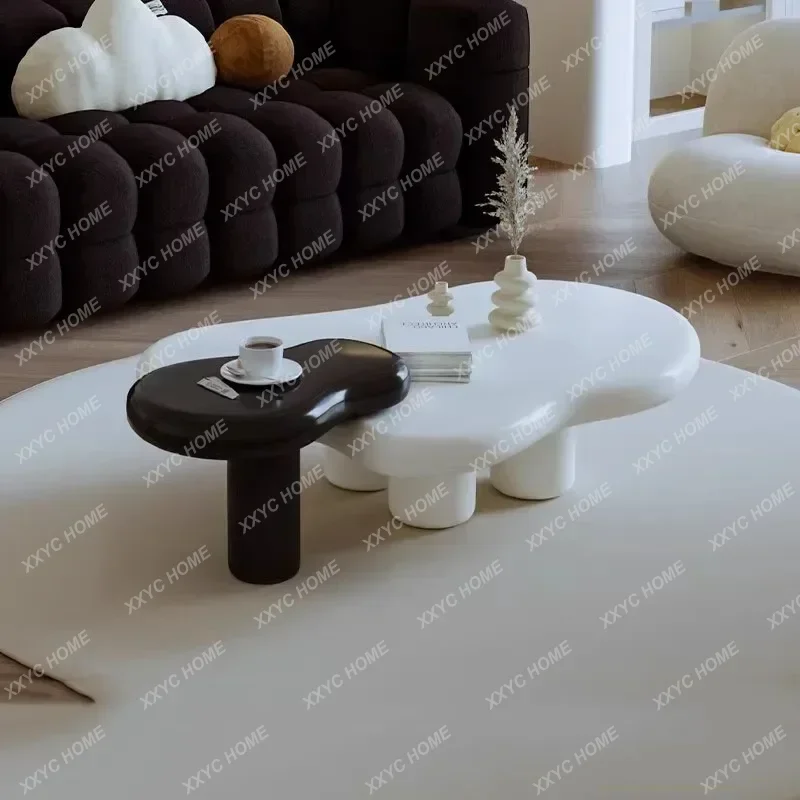 XXDirect SalesDesign Living Room Coffee Table Trau High End Modern  Coffe Table Mesa Lateral White Mesa