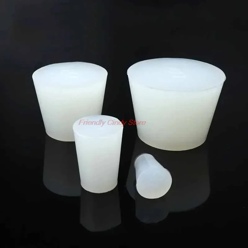 1PCS Solid Silicone Stopper Conical Rubber Plugs High Temp Sealing For Electroplating Oxidation Shielding Powder Coating Cover